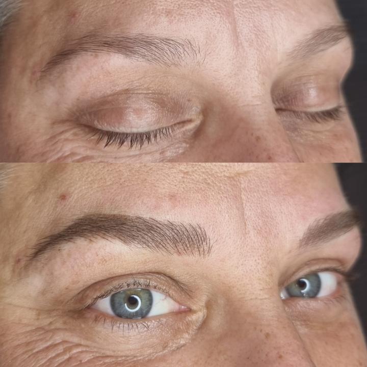 Microblading se stínováním