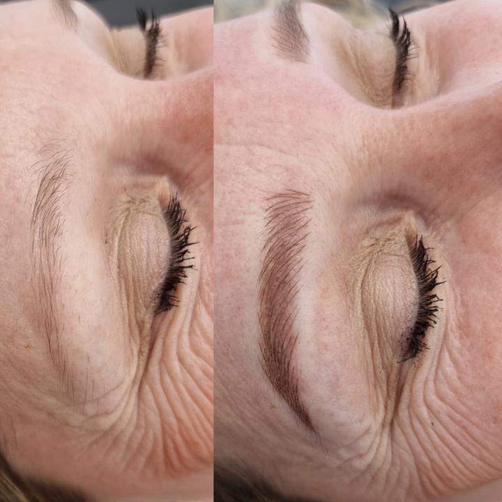 Microblading se stínováním